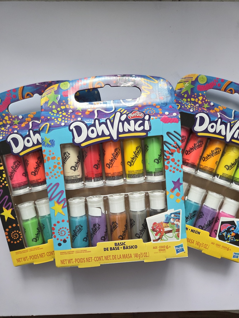Play-Doh DohVinci 3 Pack Set Bundle– Multicolor